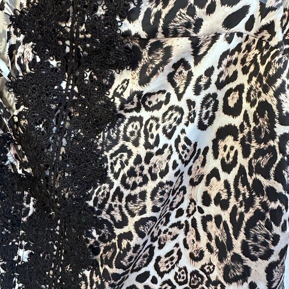 Woman leopard print lace camisole size large - Picture 2 of 6